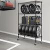 image:imageVEVOR Storage Shelves 3000 lbs 5 Tier Heavy Duty Garage Shelving 24 D x 48 W x 72 H Adjustable Metal Shelves for Industrial Shelving Unit Utility Shelf for Kitchen Warehouse Basement BlackBlack