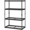 image:imageVEVOR Storage Shelves 3000 lbs 5 Tier Heavy Duty Garage Shelving 24 D x 48 W x 72 H Adjustable Metal Shelves for Industrial Shelving Unit Utility Shelf for Kitchen Warehouse Basement BlackBlack