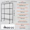 image:imageVEVOR Storage Shelves 3000 lbs 5 Tier Heavy Duty Garage Shelving 24 D x 48 W x 72 H Adjustable Metal Shelves for Industrial Shelving Unit Utility Shelf for Kitchen Warehouse Basement BlackBlack