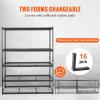 image:imageVEVOR Storage Shelves 3000 lbs 5 Tier Heavy Duty Garage Shelving 24 D x 48 W x 72 H Adjustable Metal Shelves for Industrial Shelving Unit Utility Shelf for Kitchen Warehouse Basement BlackBlack