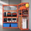 image:imageVEVOR Storage Shelves 3000 lbs 5 Tier Heavy Duty Garage Shelving 24 D x 48 W x 72 H Adjustable Metal Shelves for Industrial Shelving Unit Utility Shelf for Kitchen Warehouse Basement BlackOrange