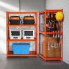 image:imageVEVOR Storage Shelves 3000 lbs 5 Tier Heavy Duty Garage Shelving 24 D x 48 W x 72 H Adjustable Metal Shelves for Industrial Shelving Unit Utility Shelf for Kitchen Warehouse Basement BlackOrange
