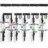 image:imageVEVOR Bike Storage Rack 6 Bike Racks and 3 Helmets Hooks Wall Mount Bike Storage Hanger Home amp Garage Organizer Customizable for Various Bike Sizes Adjustable Holder Holds Up to 300 lbs 48inchBike Storage Rack