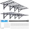 image:imageVEVOR Garage Shelving Wall Mounted 2 x 6 ft Heavy Duty Garage Wall Shelves 1600 lbs Load Capacity Garage Storage Rack Floating Shelves 2 Pack Suitable for Shop Shed Garage Storage