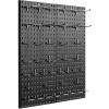 image:imageVEVOR Metal Pegboard Panels 24 x 12 Pegboard 4 Panels Heavy Duty Peg Board Wall Organizer with Accessories for Living Room Garage Tool Storage Office Organization Craft Room Kitchen Home Black2 PCS