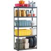 image:imageVEVOR Storage Shelves 3000 lbs 5 Tier Garage Storage Shelving 18 D x 48 W x 78 H Adjustable Metal Shelves for Garage Shelves Utility Rack Shelf Ideal for Kitchen Warehouse Basement Black16 D x 36 W x 714
