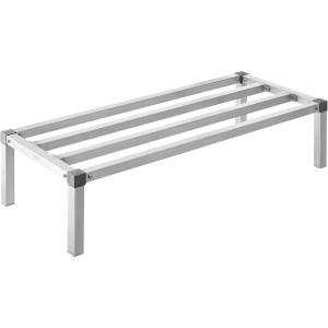image:imageVEVOR Aluminum Dunnage Rack 48 x 14 Commercial Food Floor Rack 8 Off the Floor 1000 lbs Capacity AllWelded Aluminum Storage for Storage in Restaurants Kitchens Garages and Vehicles48 x 20x 12