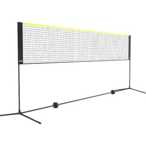 image:imageVEVOR Badminton Net Height Adjustable Volleyball Net Wide Foldable Pickleball Net Portable Easy Setup Tennis Net Set with Poles Stand and Carry Bag for Kids Backyard Game Indoor Outdoor Use14ft