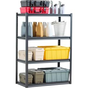 image:imageVEVOR Storage Shelves 3000 lbs 5 Tier Garage Storage Shelving 18 D x 48 W x 78 H Adjustable Metal Shelves for Garage Shelves Utility Rack Shelf Ideal for Kitchen Warehouse Basement Black20 D x 40 W x 57 H