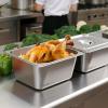 image:imageVEVOR 4 Pack Full Size Steam Table Pan4 Inch Deep 13L Capacity  Stainless Steel Food Container for Oven Hotel  AntiJam Design6 Deep  2 Pack  Thickened