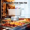 image:imageVEVOR 4 Pack Full Size Steam Table Pan4 Inch Deep 13L Capacity  Stainless Steel Food Container for Oven Hotel  AntiJam Design6 Deep  8 Pack  Thickened