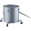 image:imageVEVOR Fryer Grease Bucket 8 Gal Oil Disposal Caddy Carbon Steel Fryer Oil Bucket with RustProof Coating Oil Transport Container with Lid Lock Clips Filter Bag for Hot Cooking Oil Filtering BlueSilver Gray