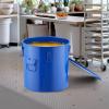 image:imageVEVOR Fryer Grease Bucket 8 Gal Oil Disposal Caddy Carbon Steel Fryer Oil Bucket with RustProof Coating Oil Transport Container with Lid Lock Clips Filter Bag for Hot Cooking Oil Filtering BlueBlue