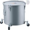 image:imageVEVOR Fryer Grease Bucket 8 Gal Oil Disposal Caddy Carbon Steel Fryer Oil Bucket with RustProof Coating Oil Transport Container with Lid Lock Clips Filter Bag for Hot Cooking Oil Filtering BlueSilver Gray