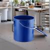 image:imageVEVOR Fryer Grease Bucket 8 Gal Oil Disposal Caddy Carbon Steel Fryer Oil Bucket with RustProof Coating Oil Transport Container with Lid Lock Clips Filter Bag for Hot Cooking Oil Filtering BlueBlue