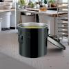 image:imageVEVOR Fryer Grease Bucket 8 Gal Oil Disposal Caddy Carbon Steel Fryer Oil Bucket with RustProof Coating Oil Transport Container with Lid Lock Clips Filter Bag for Hot Cooking Oil Filtering BlueBlack