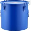 image:imageVEVOR Fryer Grease Bucket 8 Gal Oil Disposal Caddy Carbon Steel Fryer Oil Bucket with RustProof Coating Oil Transport Container with Lid Lock Clips Filter Bag for Hot Cooking Oil Filtering BlueBlue