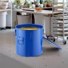 image:imageVEVOR Fryer Grease Bucket 8 Gal Oil Disposal Caddy Carbon Steel Fryer Oil Bucket with RustProof Coating Oil Transport Container with Lid Lock Clips Filter Bag for Hot Cooking Oil Filtering BlueBlue