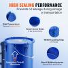image:imageVEVOR Fryer Grease Bucket 8 Gal Oil Disposal Caddy Carbon Steel Fryer Oil Bucket with RustProof Coating Oil Transport Container with Lid Lock Clips Filter Bag for Hot Cooking Oil Filtering BlueBlue