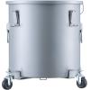 image:imageVEVOR Fryer Grease Bucket 8 Gal Oil Disposal Caddy Carbon Steel Fryer Oil Bucket with RustProof Coating Oil Transport Container with Lid Lock Clips Filter Bag for Hot Cooking Oil Filtering BlueSilver Gray