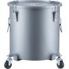 image:imageVEVOR Fryer Grease Bucket 8 Gal Oil Disposal Caddy Carbon Steel Fryer Oil Bucket with RustProof Coating Oil Transport Container with Lid Lock Clips Filter Bag for Hot Cooking Oil Filtering BlueSilver Gray
