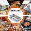 image:imageVEVOR Hotel Pan Full Size AntiJam Steam Pans 08mm Thick Stainless Steel 4Inch Deep Commercial Table Pan Catering Storage Food Pans for Industrial amp Scientific4 inch Deep 6 Pack