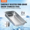 image:imageVEVOR Hotel Pan Full Size AntiJam Steam Pans 08mm Thick Stainless Steel 4Inch Deep Commercial Table Pan Catering Storage Food Pans for Industrial amp Scientific4 inch Deep 1 Pack