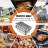 image:imageVEVOR Hotel Pan Full Size AntiJam Steam Pans 08mm Thick Stainless Steel 4Inch Deep Commercial Table Pan Catering Storage Food Pans for Industrial amp Scientific6 inch Deep 6 Pack