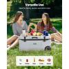 image:imageVEVOR UltraLight Hard Cooler Ice Retention Cooler with Heavy Duty Handle Ice Chest Lunch Box for Camping Travel Outdoor Keeps Cool for up to 6 Days 30 Lighter Than Rotomolded Coolers74 QT with wheels