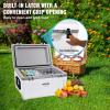 image:imageVEVOR UltraLight Hard Cooler Ice Retention Cooler with Heavy Duty Handle Ice Chest Lunch Box for Camping Travel Outdoor Keeps Cool for up to 6 Days 30 Lighter Than Rotomolded Coolers52 QT without wheels