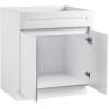 image:imageVEVOR White Shaker Base Cabinet 36Inch Unassembled Sink Base Cabinet 36 W x 24 D x 345 H Ready to Assemble Cabinet with SoftClose Doors and Adjustable Shelf for Home Office30W Sink Base Cabinet