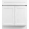 image:imageVEVOR White Shaker Base Cabinet 36Inch Unassembled Sink Base Cabinet 36 W x 24 D x 345 H Ready to Assemble Cabinet with SoftClose Doors and Adjustable Shelf for Home Office36W Base Cabinet
