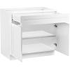 image:imageVEVOR White Shaker Base Cabinet 36Inch Unassembled Sink Base Cabinet 36 W x 24 D x 345 H Ready to Assemble Cabinet with SoftClose Doors and Adjustable Shelf for Home Office30W Base Cabinet