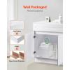 image:imageVEVOR White Shaker Base Cabinet 36Inch Unassembled Sink Base Cabinet 36 W x 24 D x 345 H Ready to Assemble Cabinet with SoftClose Doors and Adjustable Shelf for Home Office30W Sink Base Cabinet