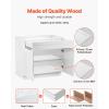 image:imageVEVOR White Shaker Base Cabinet 36Inch Unassembled Sink Base Cabinet 36 W x 24 D x 345 H Ready to Assemble Cabinet with SoftClose Doors and Adjustable Shelf for Home Office30W Base Cabinet