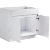 image:imageVEVOR White Shaker Base Cabinet 36Inch Unassembled Sink Base Cabinet 36 W x 24 D x 345 H Ready to Assemble Cabinet with SoftClose Doors and Adjustable Shelf for Home Office36W Sink Base Cabinet