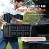 image:imageVEVOR 45L Collapsible Storage Bins with Lids 3 Packs Stackable Utility Crates with Handles Large Folding Containers for Organizing Tools Snacks Books Food Drinks Camping amp Transport45LBlack