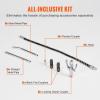 image:imageVEVOR Grease Gun 6000PSI Air Operated Grease Gun Heavy Duty Pneumatic Grease Gun with 14 oz Load 185 Inch Flexible Hose 1 Flat Coupler 1 Pointed and Locking Clamp Coupler 1 Bent Metal Pipe