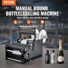 image:imageVEVOR Manual Round Labeling Machine 1520pcsmin Applicator for Round Bottles Adjustable for 078472 inch Diameter with Pressing BarRound Labeling