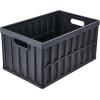 image:imageVEVOR Plastic Collapsible Storage Basket 45L 3 Packs Folding Stackable Storage ContainersBins with Handles Large Heavy Duty Containers for Clothes Toys Books Snack Shoes and Grocery Organizing65LBlack
