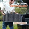 image:imageVEVOR Plastic Collapsible Storage Basket 45L 3 Packs Folding Stackable Storage ContainersBins with Handles Large Heavy Duty Containers for Clothes Toys Books Snack Shoes and Grocery Organizing65LBlack