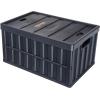image:imageVEVOR Plastic Collapsible Storage Basket 45L 3 Packs Folding Stackable Storage ContainersBins with Handles Large Heavy Duty Containers for Clothes Toys Books Snack Shoes and Grocery Organizing65LBlack