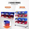 image:imageVEVOR Plastic Storage Bins 12 Pack 11 x 5 x 5Inch Hanging Stackable Storage Organizer Bins Heavy Duty Stacking Containers for Closet Garage Office Home Pantry or Small Parts OrganizationRedBlue6PC10L