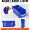 image:imageVEVOR Plastic Storage Bins 12 Pack 11 x 5 x 5Inch Hanging Stackable Storage Organizer Bins Heavy Duty Stacking Containers for Closet Garage Office Home Pantry or Small Parts OrganizationRedBlue12PC5L