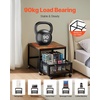 image:imageVEVOR Mini Fridge Stand with Storage 198 lbs Mini Fridge Table with Movable Storage Cart amp Swivel Wheels Beverage Refrigerator Stand for Coffee Bar Mini Fridge Organizer for Home Dorm Light BrownLight Brown