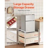 image:imageVEVOR Mini Fridge Stand with Storage 198 lbs Mini Fridge Table with Movable Storage Cart amp Swivel Wheels Beverage Refrigerator Stand for Coffee Bar Mini Fridge Organizer for Home Dorm Light BrownWhite
