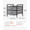 image:imageVEVOR Mini Fridge Stand with Storage 198 lbs Mini Fridge Table with Movable Storage Cart amp Swivel Wheels Beverage Refrigerator Stand for Coffee Bar Mini Fridge Organizer for Home Dorm Light BrownGrey