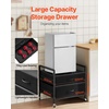 image:imageVEVOR Mini Fridge Stand with Storage 198 lbs Mini Fridge Table with Movable Storage Cart amp Swivel Wheels Beverage Refrigerator Stand for Coffee Bar Mini Fridge Organizer for Home Dorm Light BrownBlack