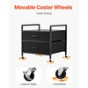image:imageVEVOR Mini Fridge Stand with Storage 198 lbs Mini Fridge Table with Movable Storage Cart amp Swivel Wheels Beverage Refrigerator Stand for Coffee Bar Mini Fridge Organizer for Home Dorm Light BrownBlack