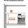 image:imageVEVOR Storage Shelf 5Tier Storage Shelving Unit Stainless Steel Garage Shelf Heavy Duty Storage Shelving 1650 Lbs Total Capacity with Adjustable Height5Tier 48x185x72